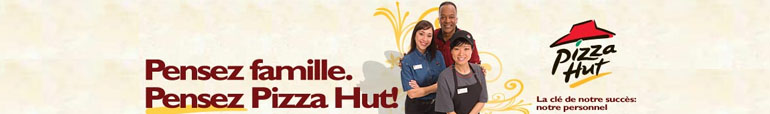 Pizza Hut- Pensez famille