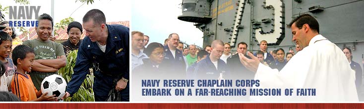 Navy Reserve Chaplain Corps Embark on a far-reaching mission of faith