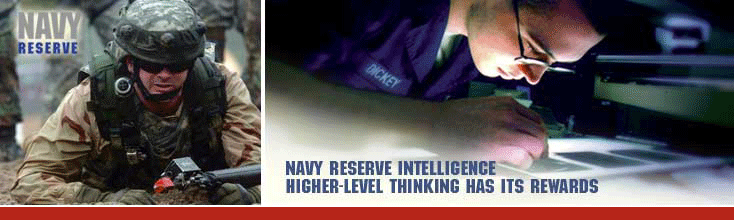 Navy Reserve Intelligence higher-level thinking has its rewards