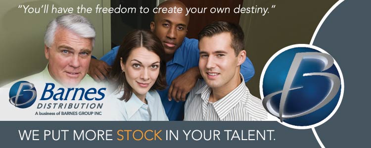 Barnes Distribution. We put more stock in your talent.