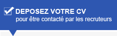 
                                 D&eacute;posez votre CV
                                
