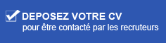 
                                 D&eacute;posez votre CV
                                