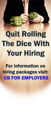 Quit rolling the dice with your hiring. Visit CareerBuilder For Employers Today!