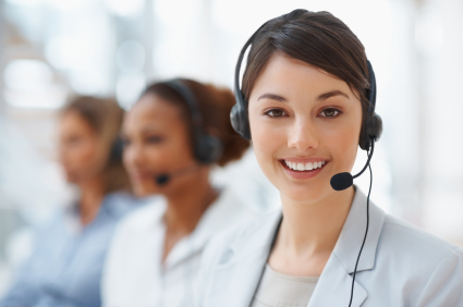 Customer Service Rep on Phone