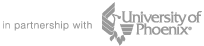 In Partnership With University of Phoenix