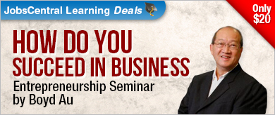 JobsCentral Learning Deal :: Attend seminars and training courses conducted by experts at the most attractive prices in town. Click on banner to see list of workshops you can attend at a steal.