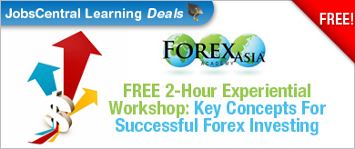 JobsCentral Learning Deal :: Attend seminars and training courses conducted by experts at the most attractive prices in town. Click on banner to see list of workshops you can attend at a steal.
