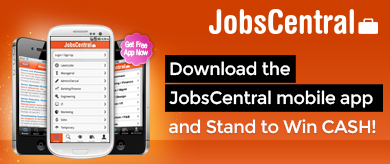JobsCentral Mobile App :: Download the JobsCentral Mobile App and Stand to Win CASH!