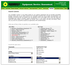Career Site screenshot 1