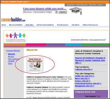 Click the link to see an example of Video Branding
