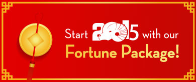Start 2015 with our Fortune Package!