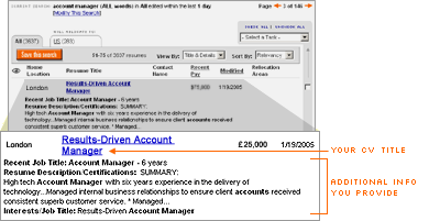 CV Screen Shot